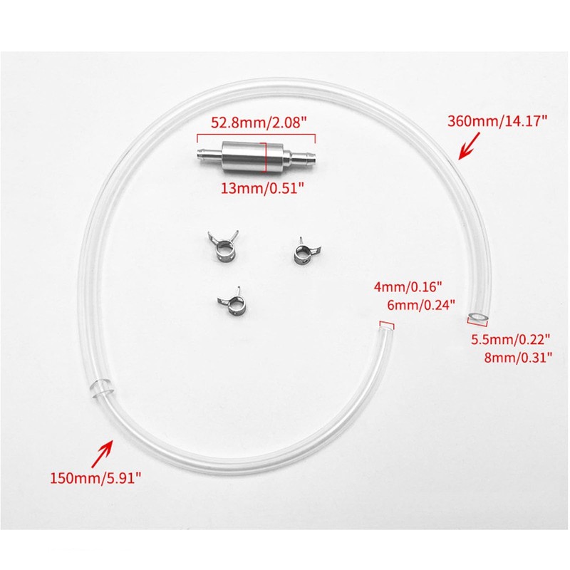 Kupplung Bremsschlauch Auspuffschlauch Kit Kupplungs EntlüFtungsrohr Werkzeugsatz RüCkschlagventile Und SchläUche