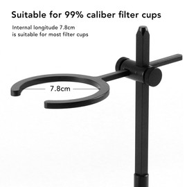 AUNMAS Adjustable Aluminum Alloy Pour Over Coffee Stand Dripper Station, Easy To Operate, Portable for Home and Office Use