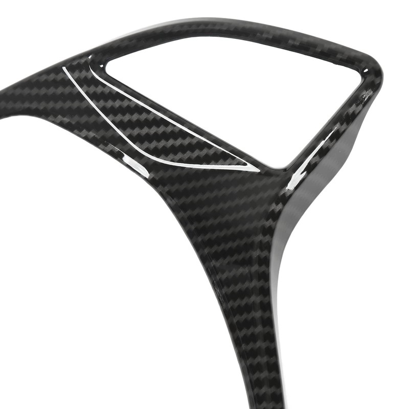 KIMISS Steering Wheel Cover Frame for Corvette C7 2014-2019 Carbon