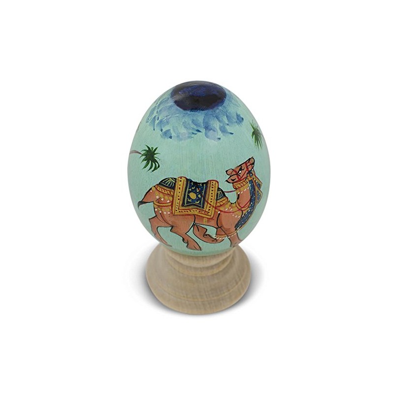 Royal Camel Wooden Easter Egg