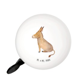 Mr. & Mrs. Panda XL Bicycle Bell Donkey - Gift, Positive Thoughts, Large Bicycle Bells, Mountain Bike, Animal Motifs, Success, Handlebars, Animals