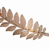 SALOCY Headbands Leaf Branch Bridal Hair Crown Head (Gold)