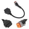 6Pin OBD2 Diagnostic Cable Adapter Professional Fault Detection for Motorcycle