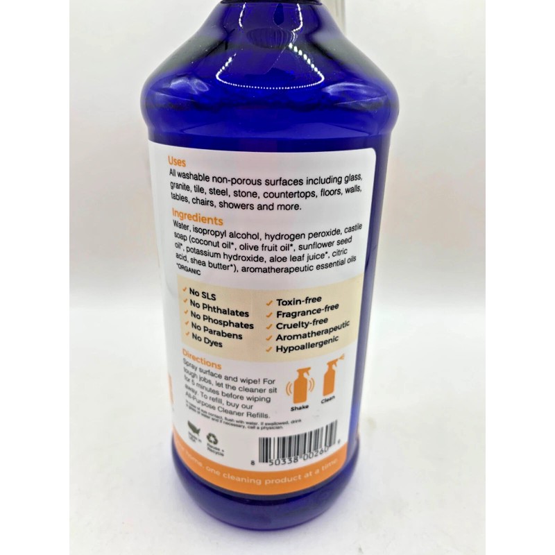 Truce All Purpose Cleaner Hypoallergenic Nontoxic Eco-Friendly All Natural Vegan