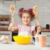 The Little Mermaid Organic Bamboo Spoon for Cooking, Burnt Kitchen