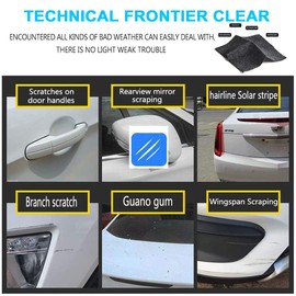 DriftFish Nano Sparkle Tuch, Magic Nano Sparkle Tuch für Auto Kratzer Entfernen Reparatur,Nanomagic Tuch Car Scratch Remover für Reparatur von leichten Kratzfarben,Lackpflege, Autoreinigung (4 Stück)