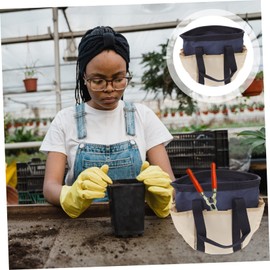 KONTONTY Professional Gardening Tool Bag Oxford Cloth Garden Tool Organizer Multiple Pockets for Convenient Storage and Easy Access for Enthusiasts