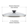Farberware Accessories Glass Replacement Lid for Farberware Pots and Saucepans,