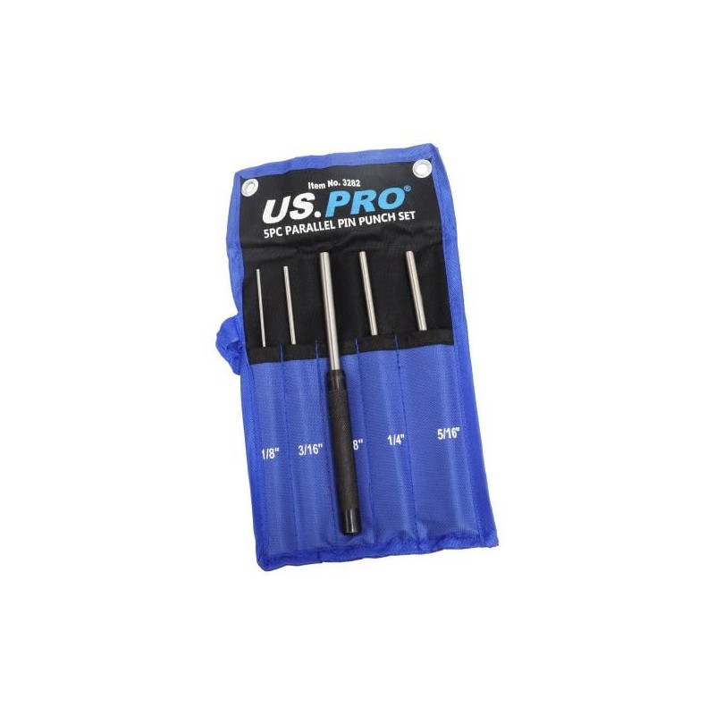 US Pro 5pc Parallel Punch Set Imperial AF 1/8-5/16 B1973