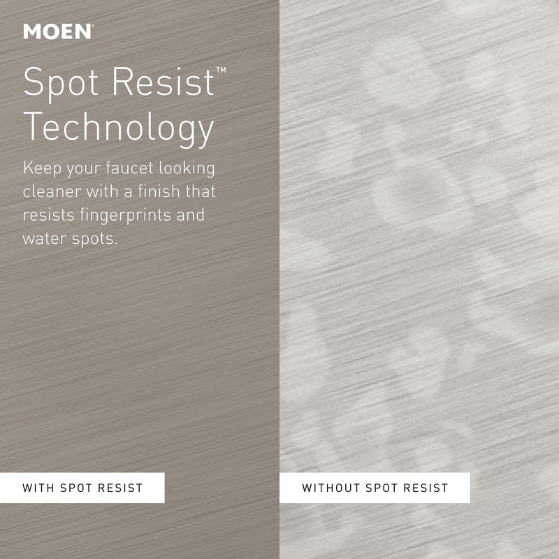 Moen 7825SRS Camerist One-Handle Low Arc Kitchen Faucet, Spot Resist