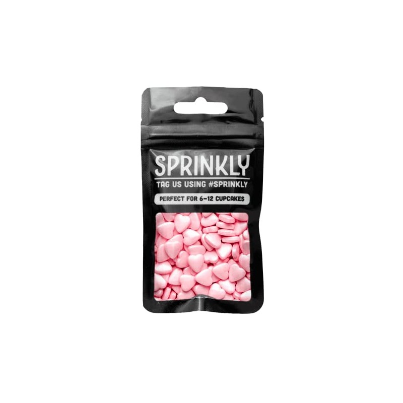 SPRINKLY - Tablet Hearts - Pink - 25g
