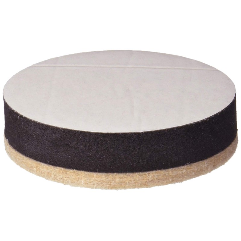 Shepherd Hardware 9408 2-1/2-Inch Reusable, Round, Felt Furniture Slider Pads,
