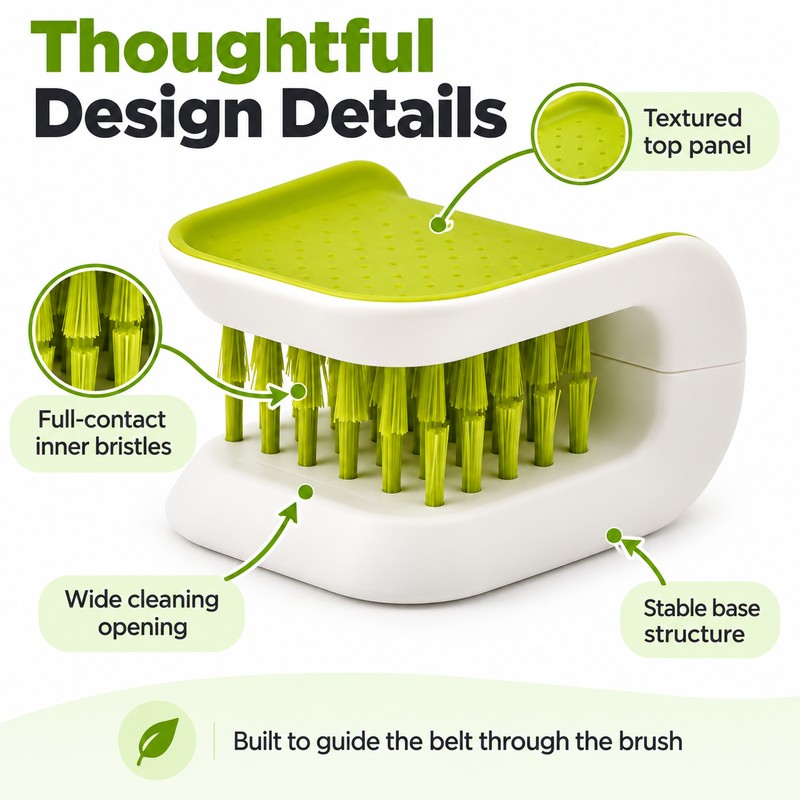 Car Seat Belt Cleaning Brush for Interior Detailing – Double-Sided