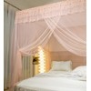 naturetalk Bed Canopy, Princess Bed Curtain Net for Girls &