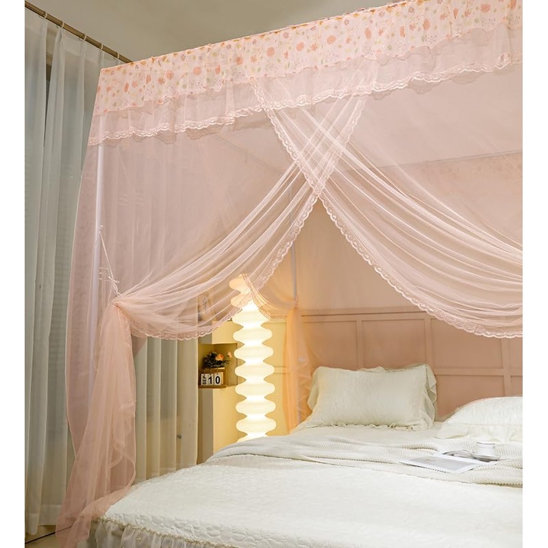 naturetalk Bed Canopy, Princess Bed Curtain Net for Girls &