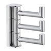 APLusee Swivel Towel Hook Polished Chrome, 304 Stainless Steel Triple