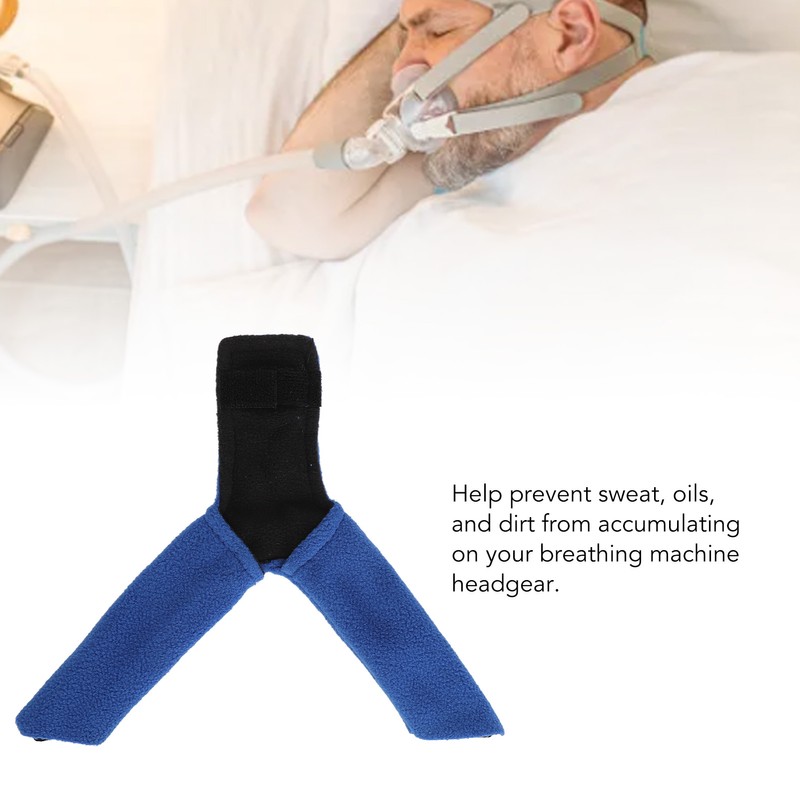 2Pcs Breathing Machine Headgear Strap Cover Improved Comfort Soft Protective