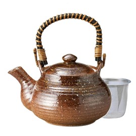 Iga Style No. 4 Dobin (Banko Ware) [5.4 x 4.8 inches (13.7 x 12.2 cm), 700 cc] | Japanese Tableware