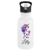 Personalisierte Trinkflasche Kinder Edelstahl [ 400ml ] - Robuste Trinkflasche
