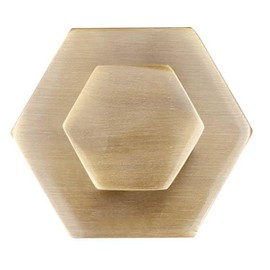 Canarm ATALEE Elegant Gold Robe Hook - Sturdy Aluminum Wall Hook for Bathrobes & Towels, 2.75" W x 2.375" H, Luxurious Golden Finish for Classy Bathrooms