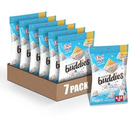 Chex Mix Muddy Buddies, Pillsbury Funfetti Snack Mix, 4.25 oz (Pack of 7)