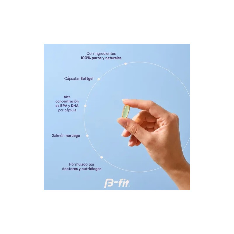 B-fit Omega 3 180 Caps 1080mg Epa Y 720mg Dha