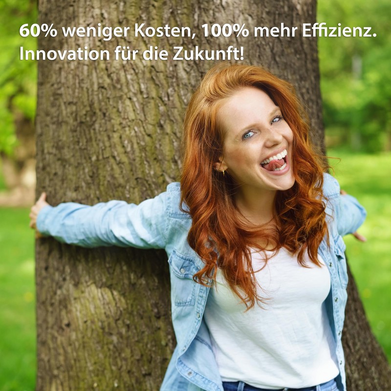 ledscom.de 2 Stück E27 LED Leuchtmittel, A60, warmweiß (2700 K),