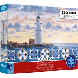 Ceaco - Lighthouse Quilt - 1000 Larger Sized Piece Jigsaw Puzzle