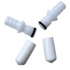 Replace Replacement 2 M236 Male Connectors + 2 Caps for