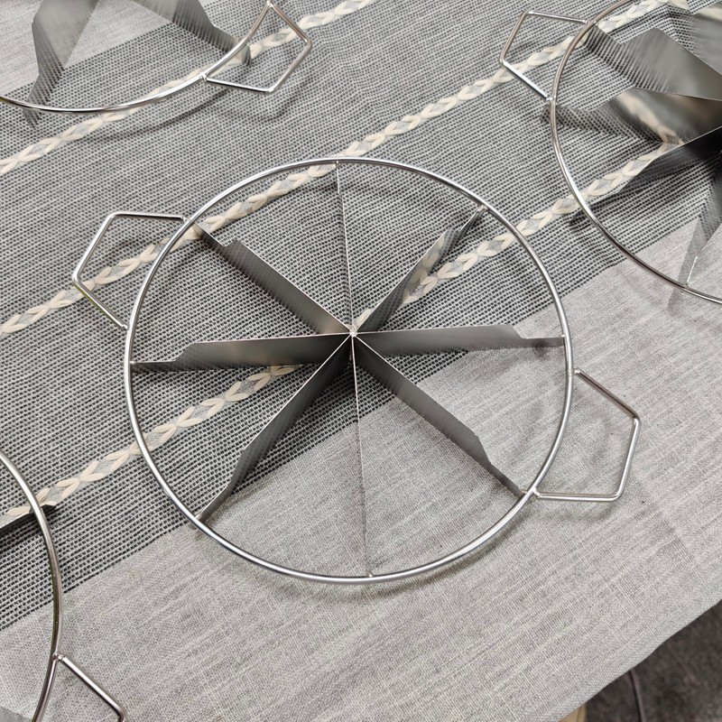 10 Slices Pie Cutter Cookie Cutters Pizza Cutters Stainless Steel