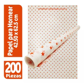 Estrella Papel Estrella Para Hornear 200 Piezas