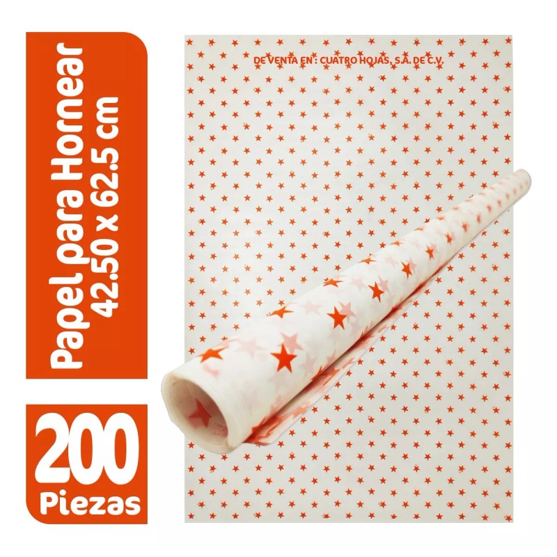 Estrella Papel Estrella Para Hornear 200 Piezas