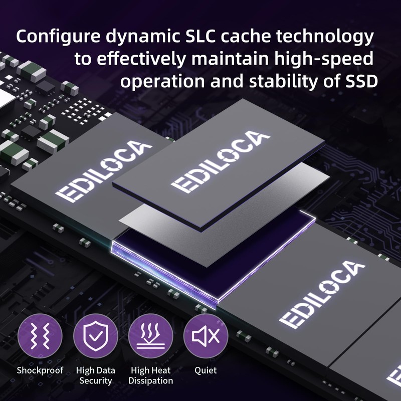 Ediloca EN600 PRO SSD PCle 3.0x4, NVMe M.2 2280, SLC