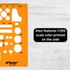 Architecture Stencil 1:100 - Stencil Sanitary 1:100 - Furniture Drawing