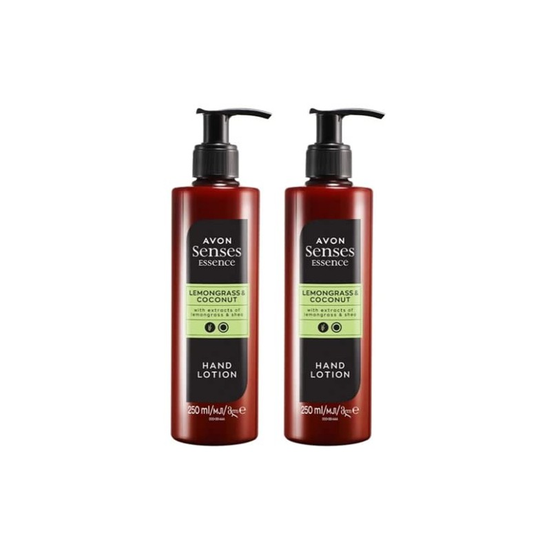 New Larger Size - Avon Senses Essence Lemongrass & Coconut