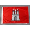 Buddel-Bini Boat Flag Hamburg 30 x 45 cm Professional Quality