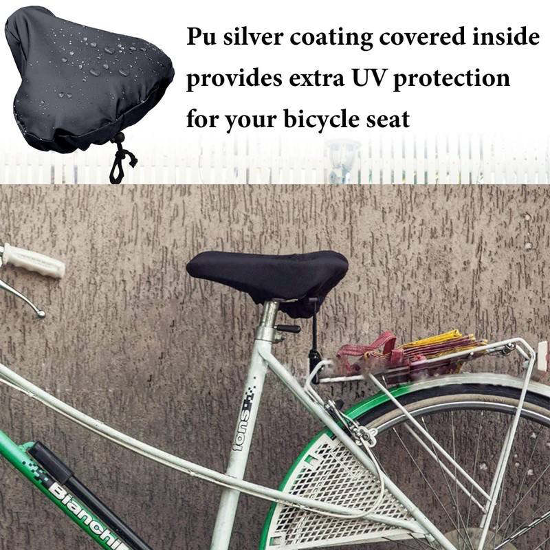 CZlinOduMMX Saddle Protector Waterproof Bicycle Set of 2 Seat Covers
