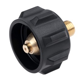 Propane Tank Refil Adapter Gas Regulator Valve 1/4 Inch Male Fitting with Nut(QCC1 1/4" Male)