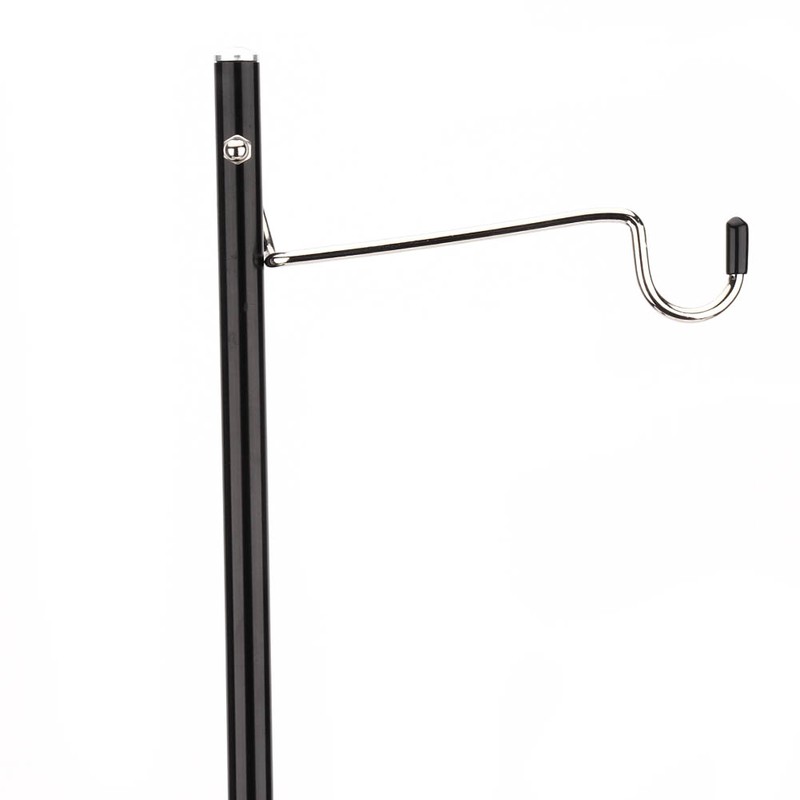 Black Portable Aluminum Alloy Folding Light Bracket Stand Outdoor Camping