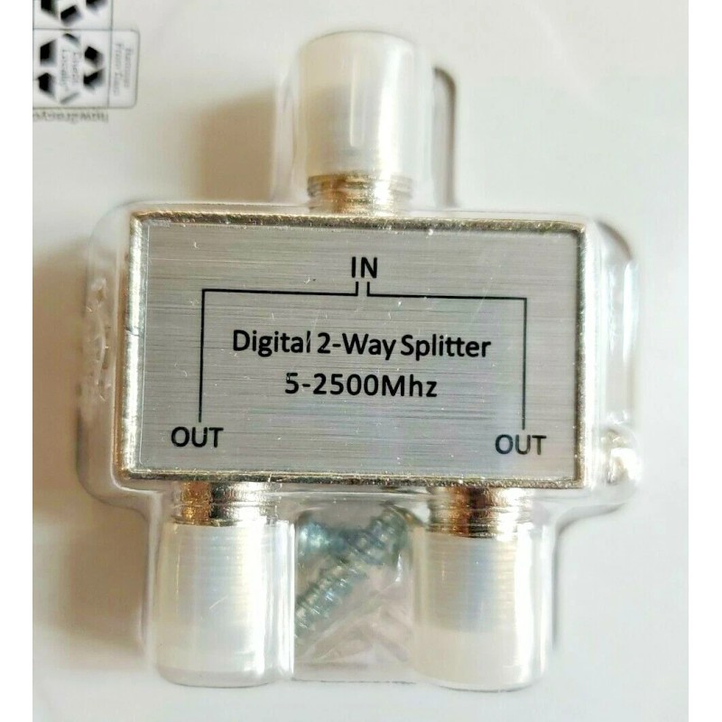 Onn Digital Coax 2-way splitter New lot of 3