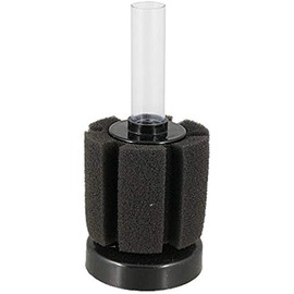XY-2835 Fish Tank Aquarium Mini Cylinder Soft Biochemical Sponge Filter, Black