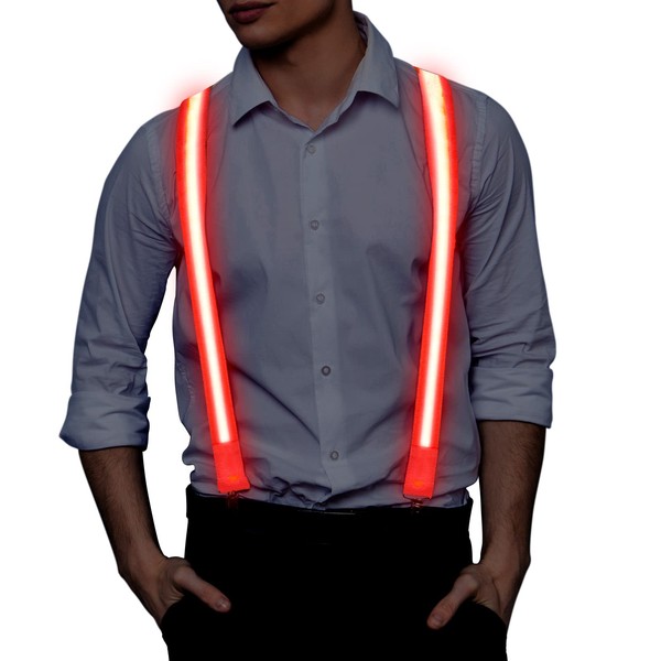 Ainiv LED Braces, Back Braces, LED Light Braces, Neon Stripe,