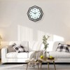 JUJUDA Large Wall Clock for Living Room Decor Modern Big