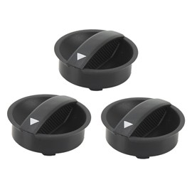 3PCS Car Air Conditioner Climate Control Knob 55900‑04020 Replacement for Tacoma 2005‑2011