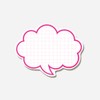 Shimojima Haiko Shape Cutter, Balloons, L, Pink, Pack of 50