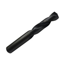 Qualtech 6 Pcs, #36 Hss Black Oxide Heavy Duty Split Point Stub Drill Bit, Dwdst36, Flute Length: 13/16"; Overall Length: 1-13/16"; Shank Type: Round; Number of Flutes: 2
