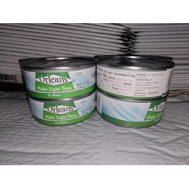 Orleans Flake Light Tuna in Water 5 Ounce Cans (Pack of 12)