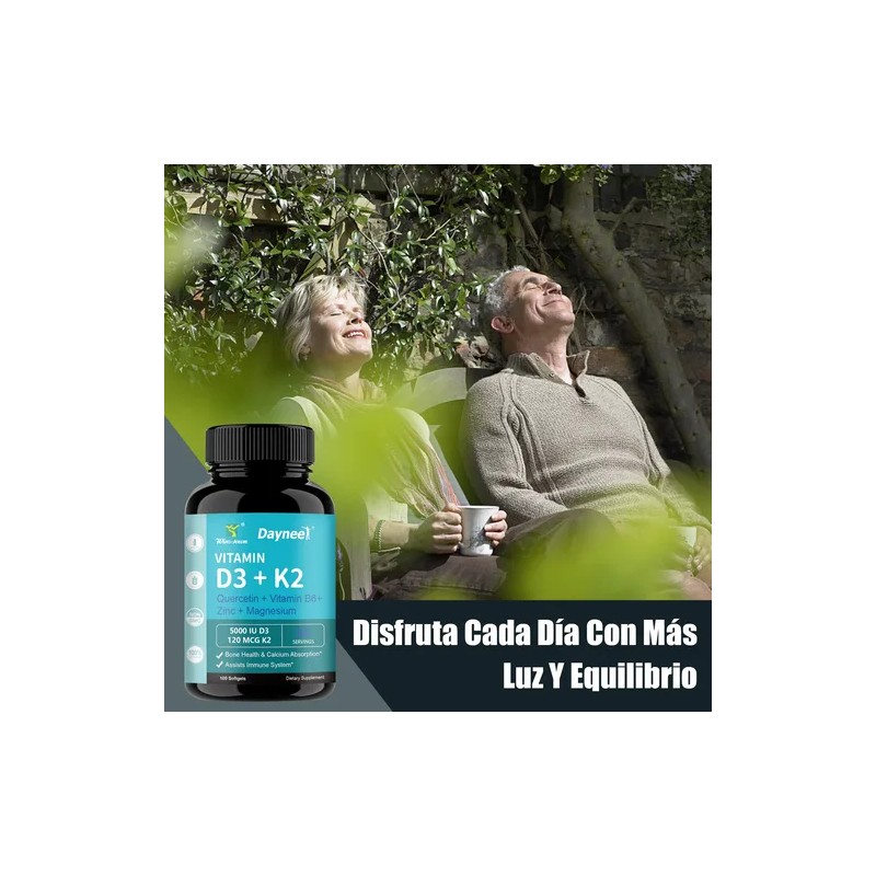 Vitamina 5000 120 Mcg Huesos Músculos Inmune 100