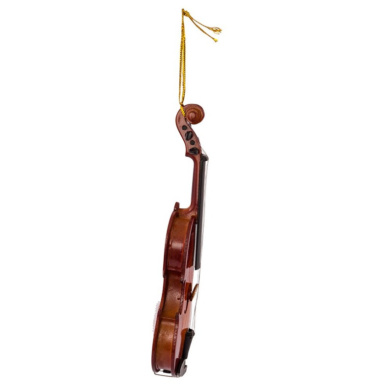 Kurt Adler 5.5" Wood Violin Ornament