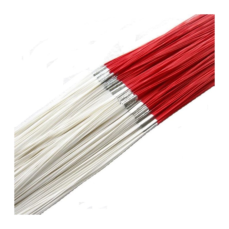 Mizuhiki Red and White 5 Sticks No. 10 100 Sticks